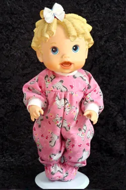 Baby Alive doll clothes fits 12 inch Baby All Gone dolls.